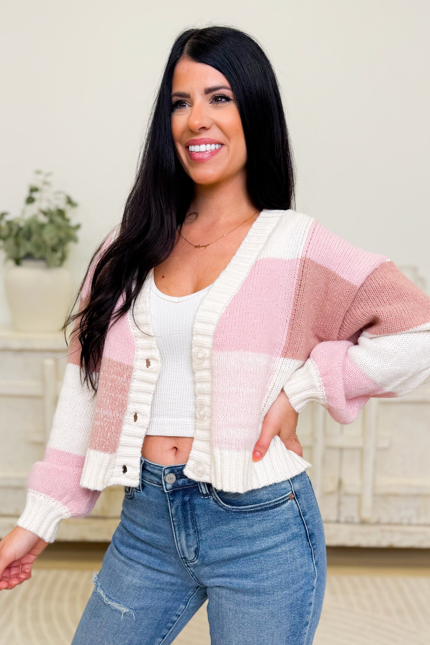 Four Square Sweater Cardigan