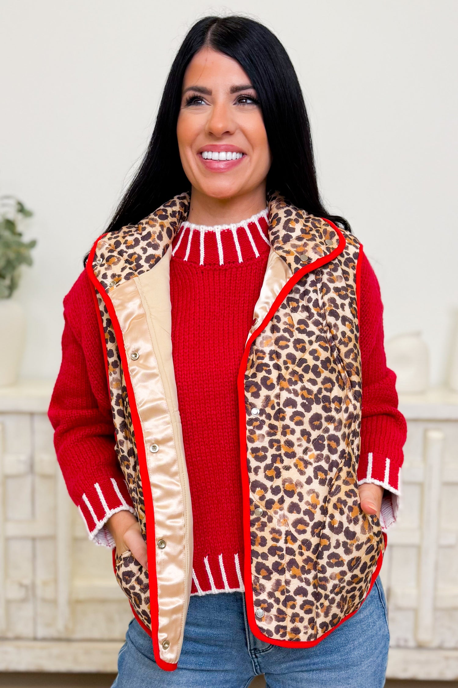 The Spot On Leopard Vest