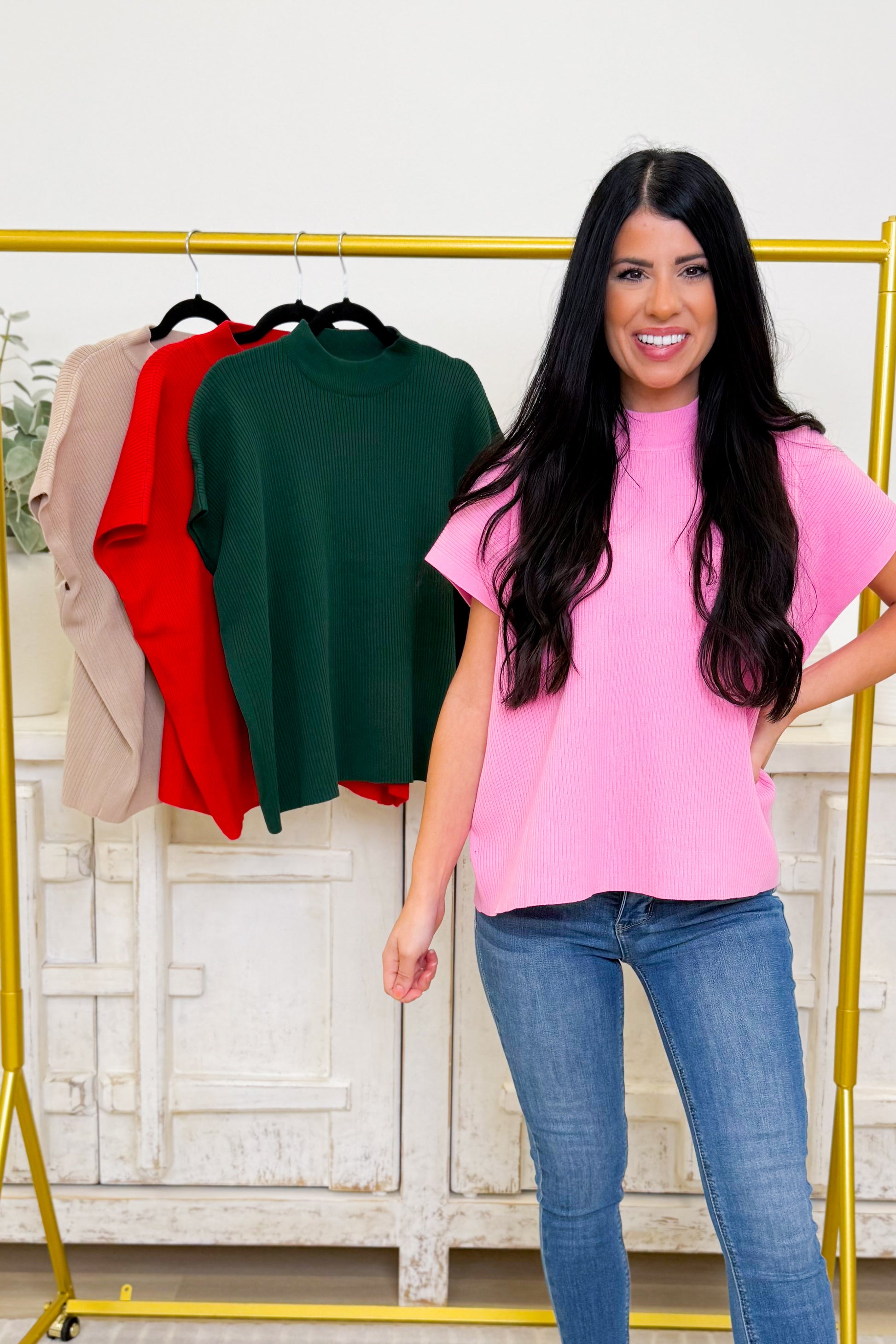 You Shine In The Shadows Sweater Top - 4 Colors!