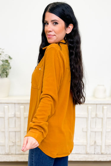 Before Dawn Button Down Top