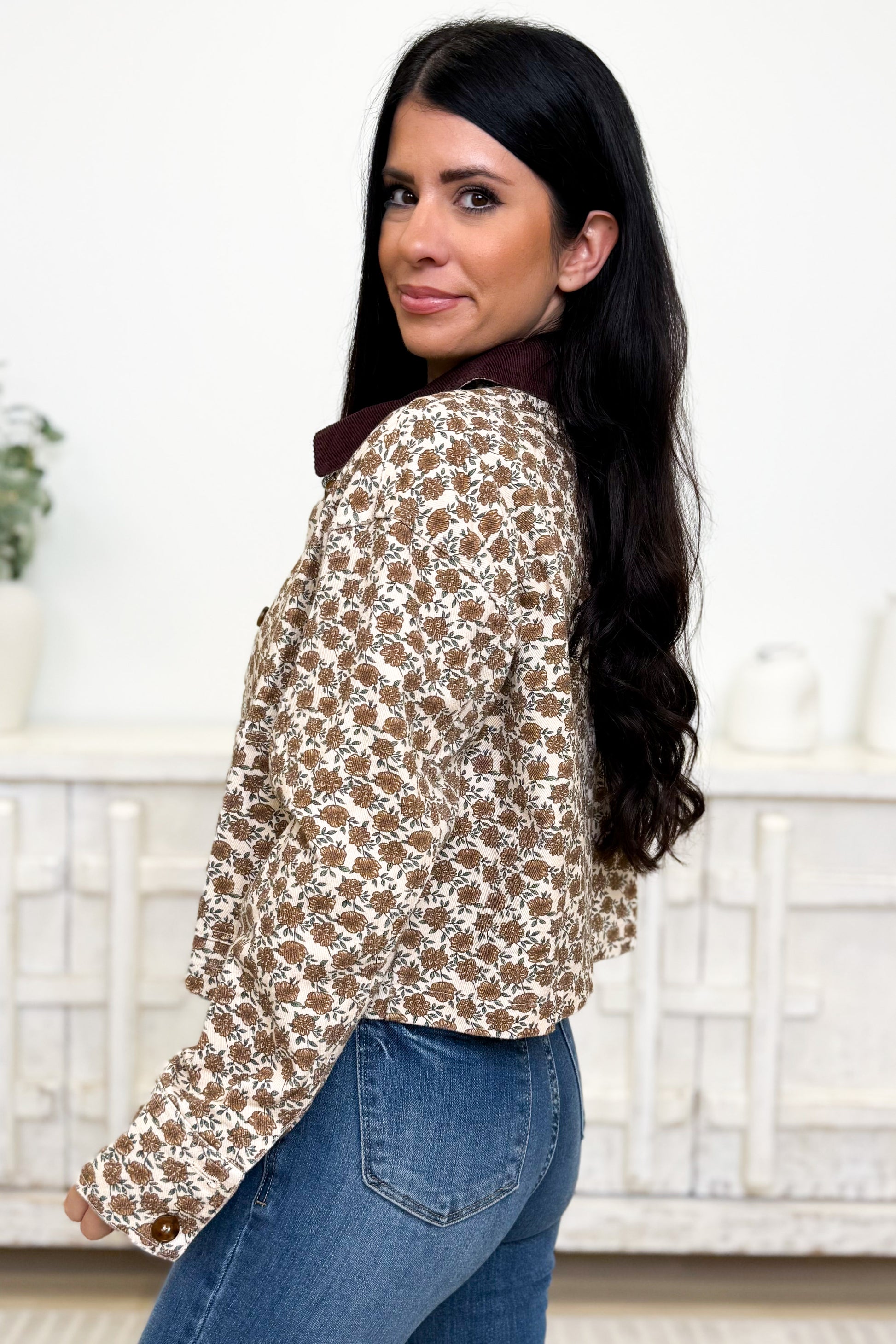 Remember Your Roots Floral Jacket