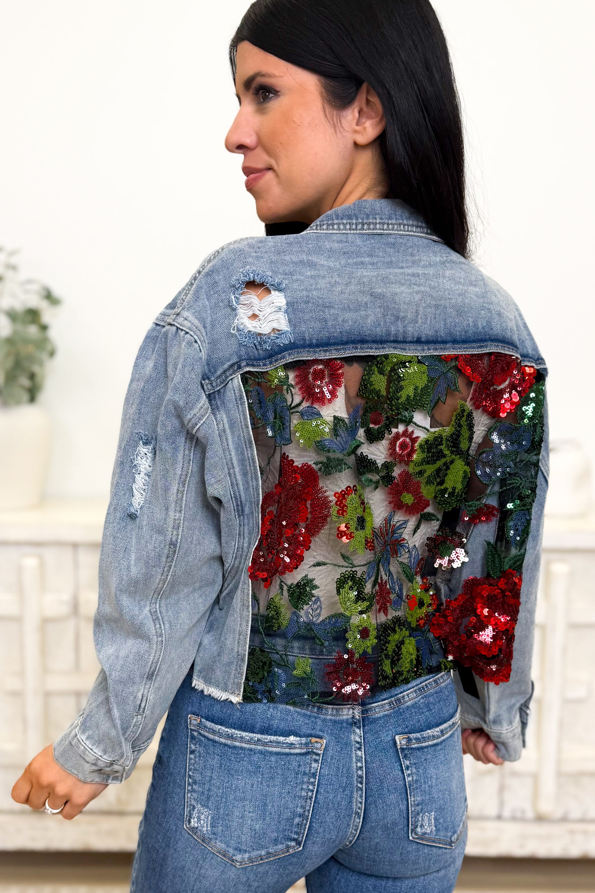 Hidden Bloom Floral Jacket