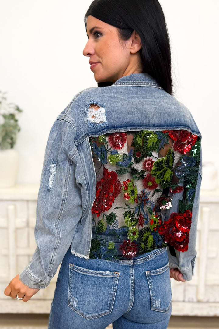 Hidden Bloom Floral Jacket
