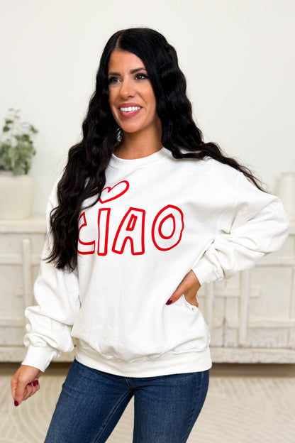 CIAO Heart Sweatshirt