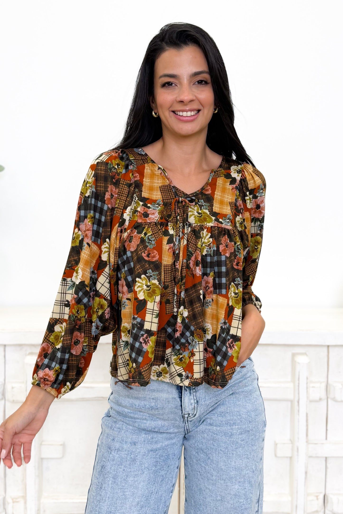Bloom Haven Floral Top - 2 Colors!