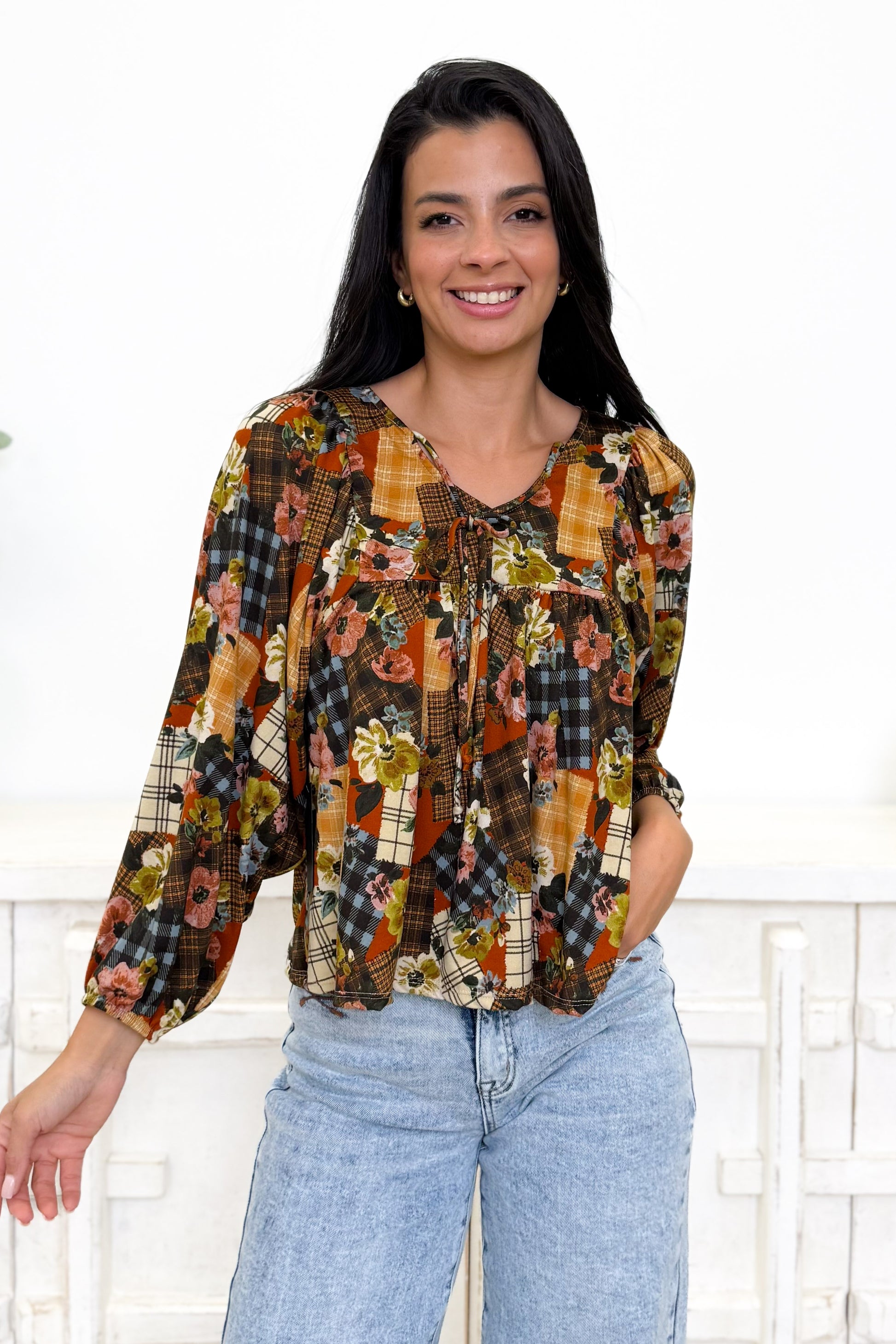 Bloom Haven Floral Top - 2 Colors!