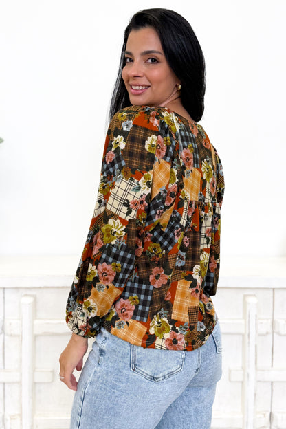 Bloom Haven Floral Top - 2 Colors!