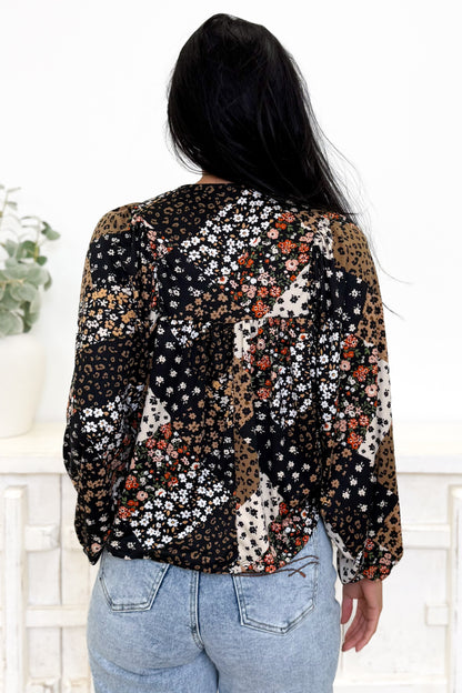 Bloom Haven Floral Top - 2 Colors!