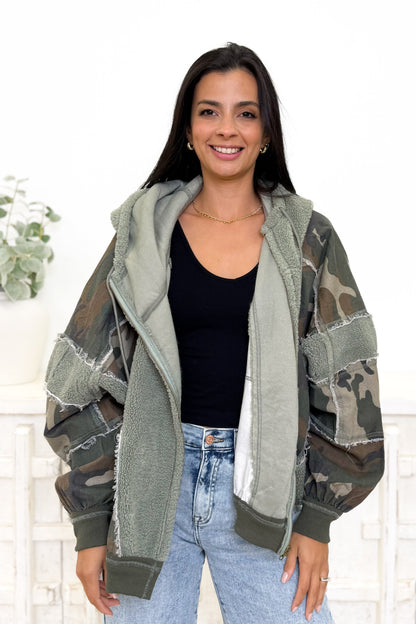 Humility & Grace Camo Hooded Jacket