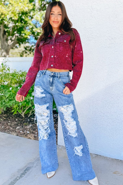 Spark & Spice Rhinestone Jacket