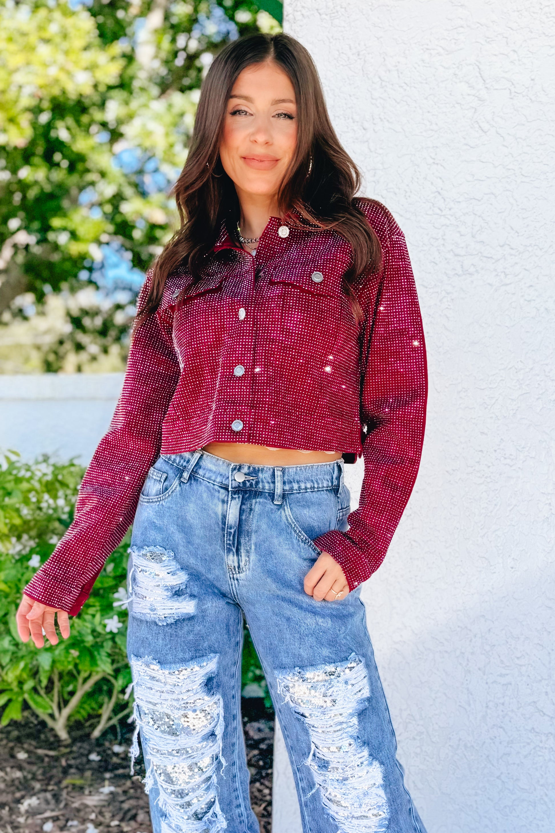 Spark & Spice Rhinestone Jacket