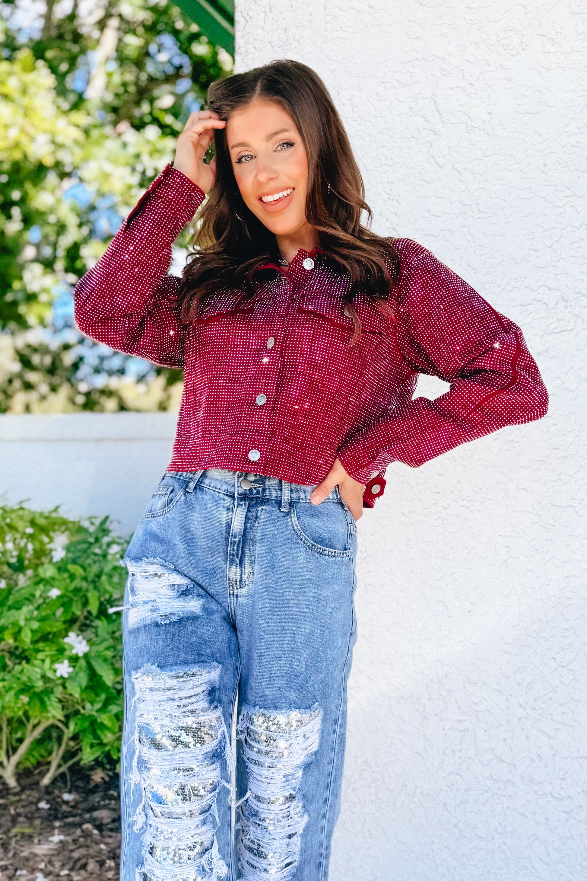 Spark & Spice Rhinestone Jacket