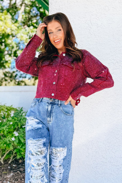 Spark & Spice Rhinestone Jacket