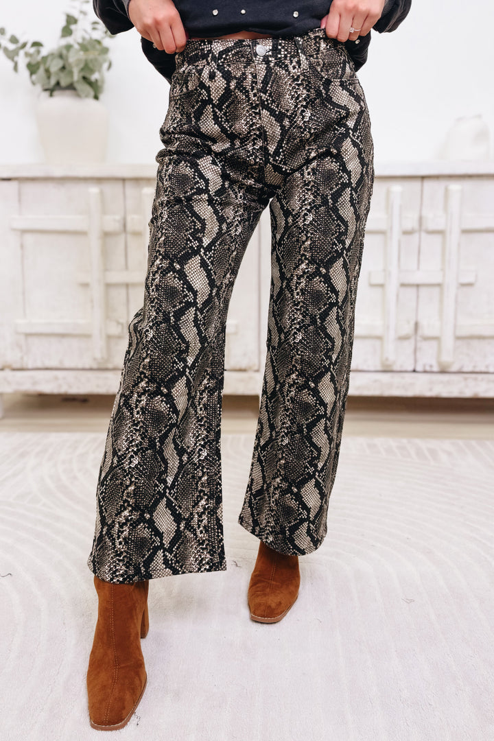 Wild Strike Barrel Pants - Snake