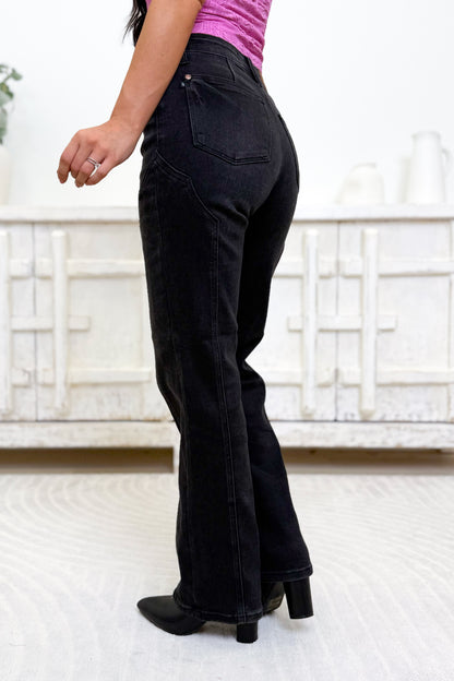 Honky Tonk By Judy Blue - Straight Western Jeans - Black