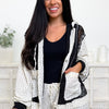 Believe In The Power Of Love Shacket - Black