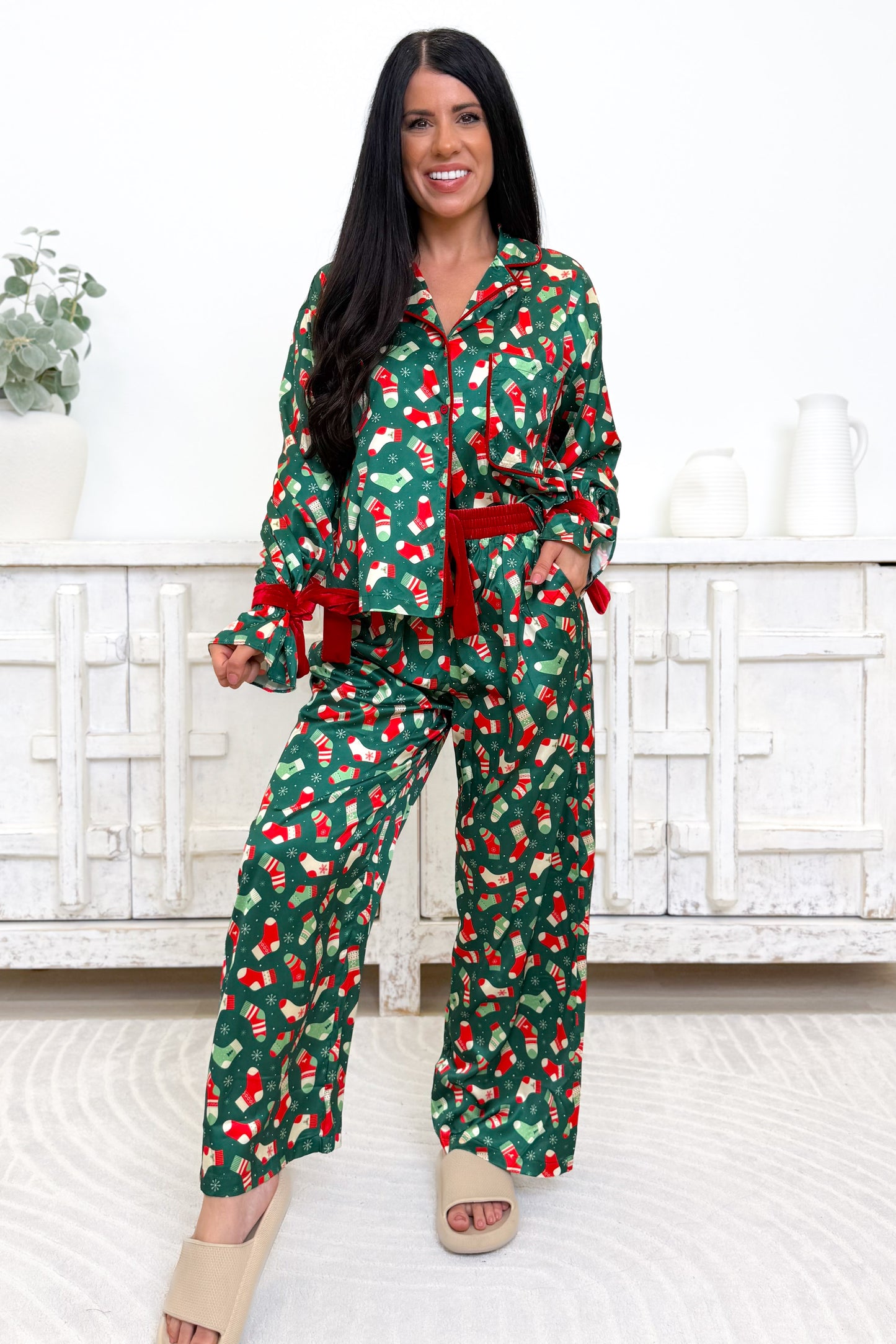 On The Nice List Pajama Pants Set