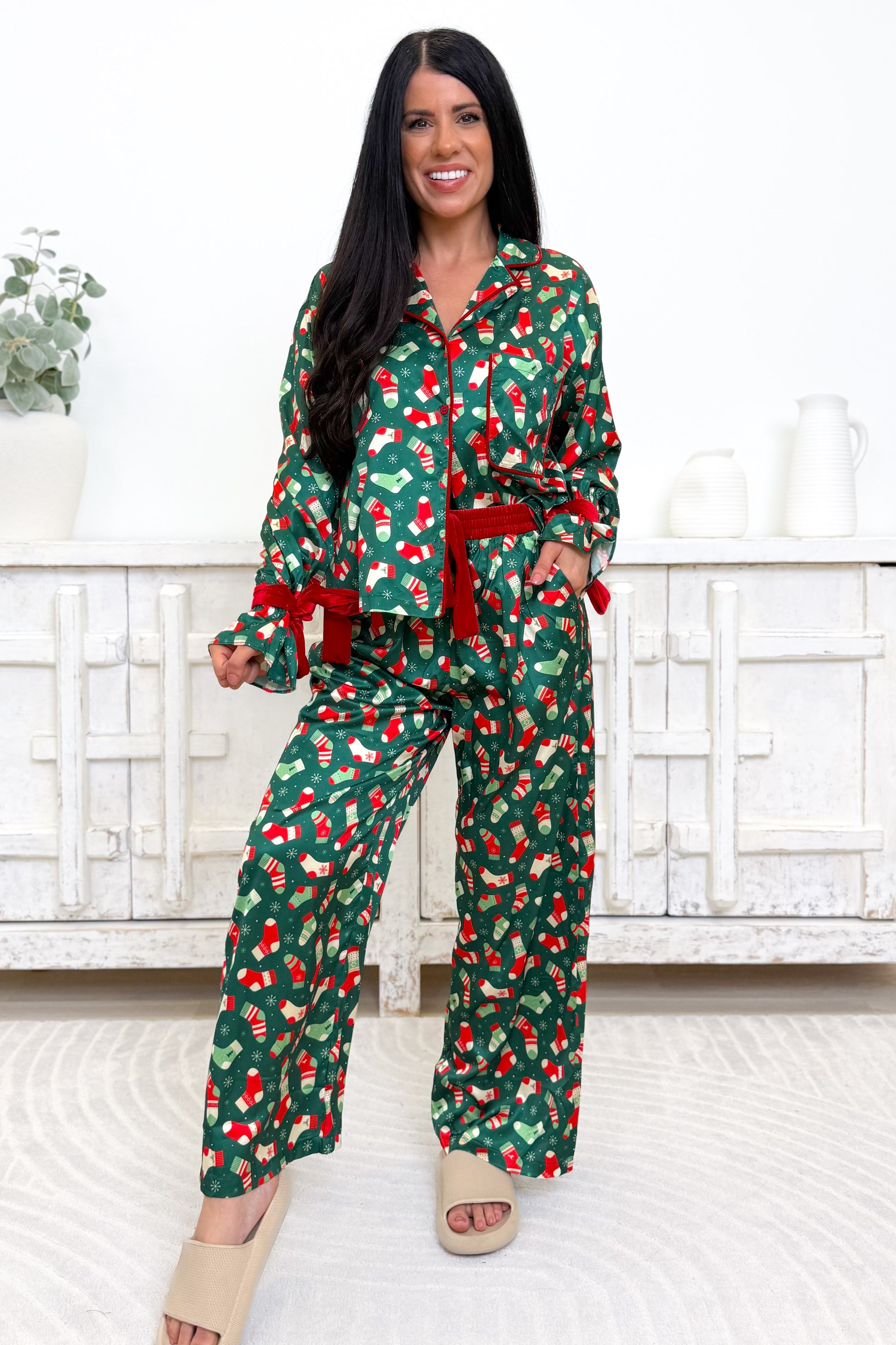 On The Nice List Pajama Pants Set