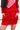 Velvet Hour Sequin Skort - Red