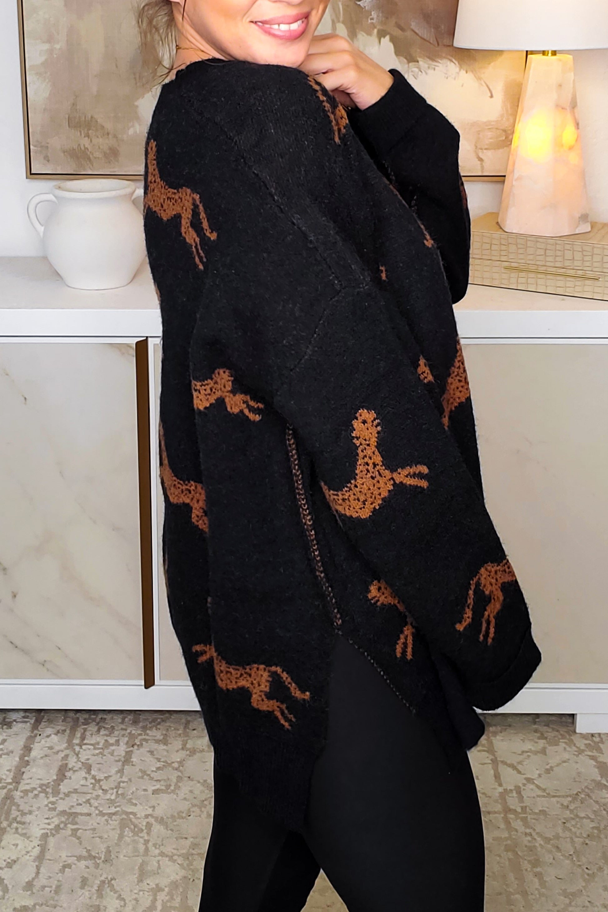 Gotta Be Quick Cheetah Sweater