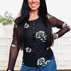 Sweet Stems Mesh Top