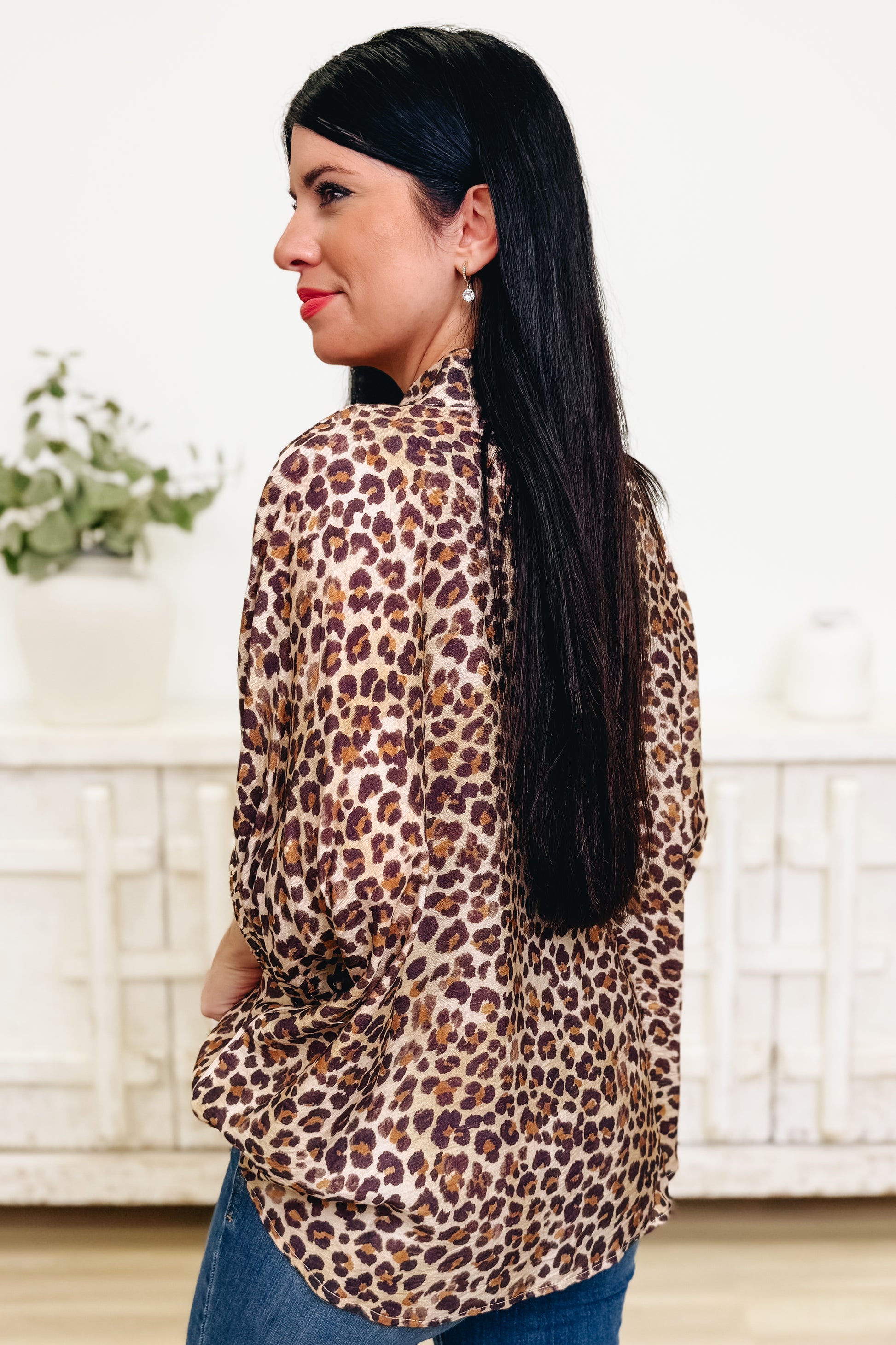 Lay Of The Land Leopard Top