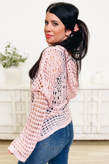 Beachy Keen Crochet Hoodie - 3 Colors!