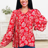 Hot To Trot Floral Top
