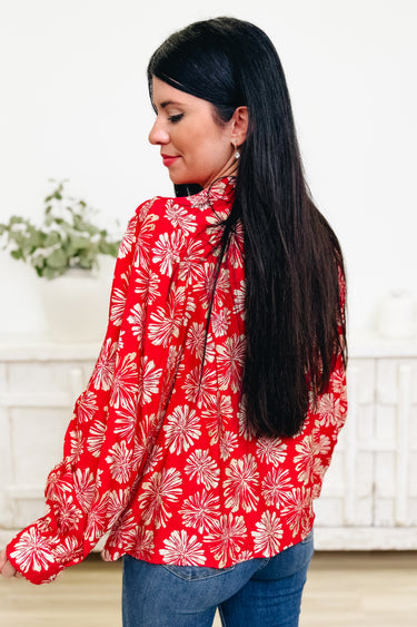 Hot To Trot Floral Top