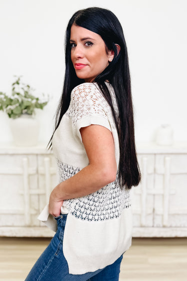 Ameena Open Knit Top - 2 Colors!