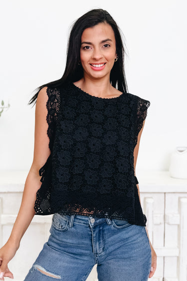 Glam Girl Lace Top - 2 Colors!
