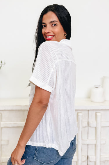 Casual Crush Stripe Knit Top - 2 Colors!