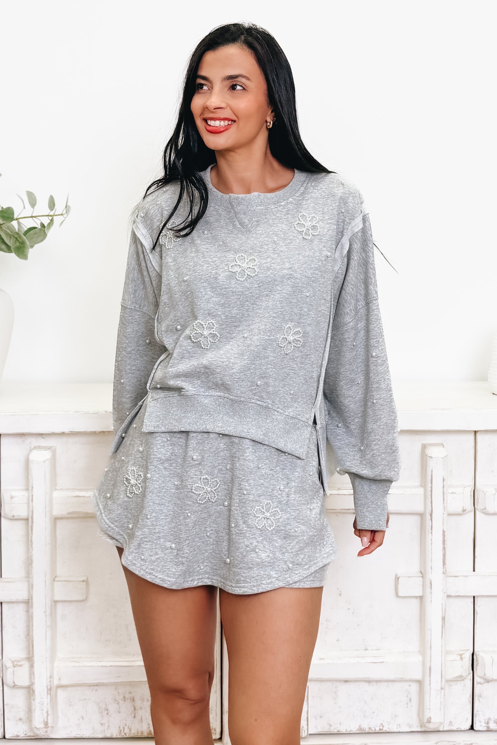 Effortlessly Pretty Lounge Skort Set