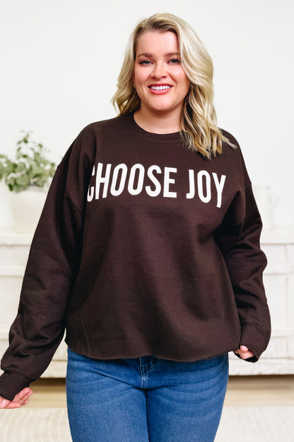 Choose Joy Graphic Sweatshirt