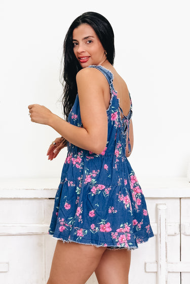 Sun Shiny Day Floral Romper
