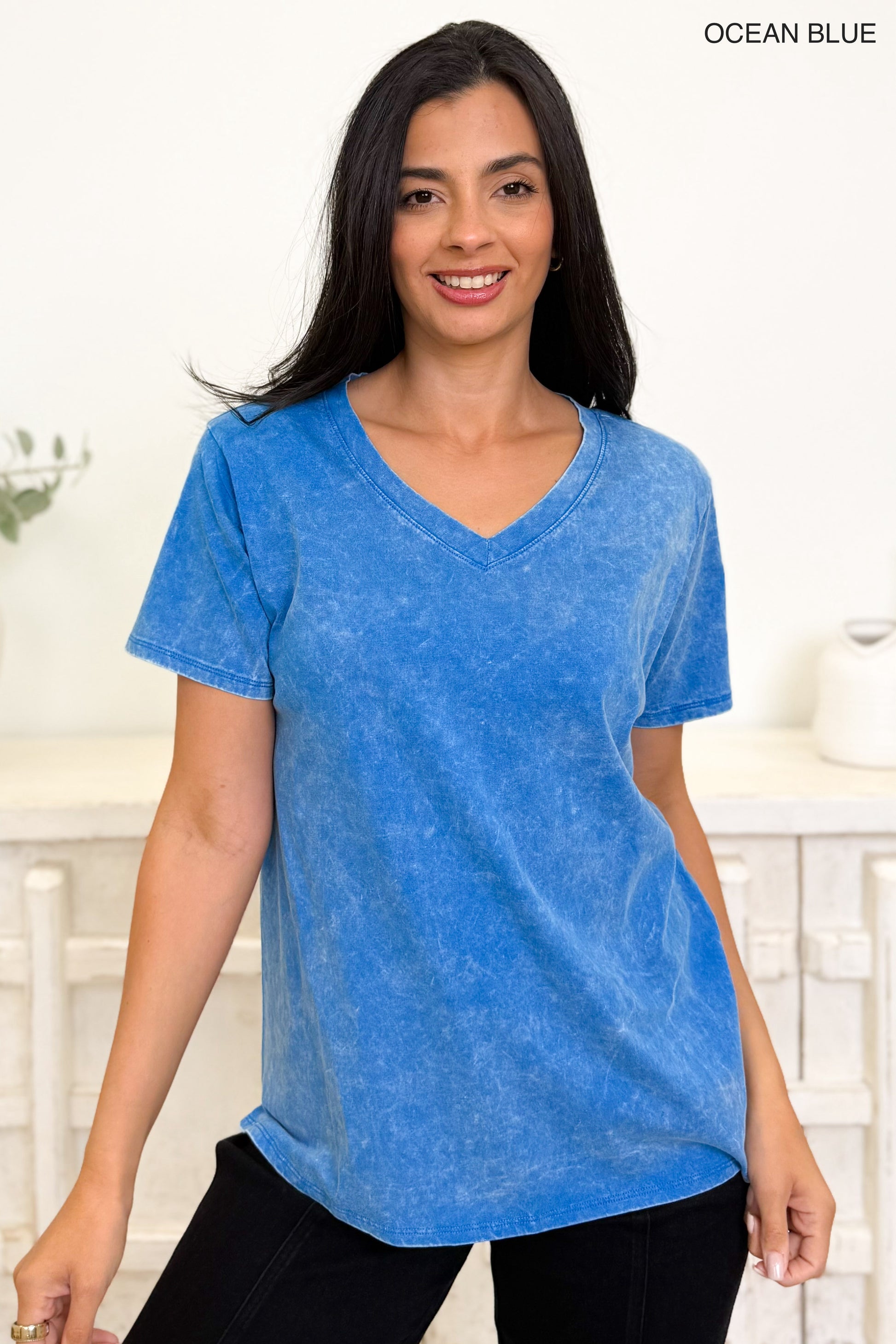 Basic Washed Top - 8 Colors!