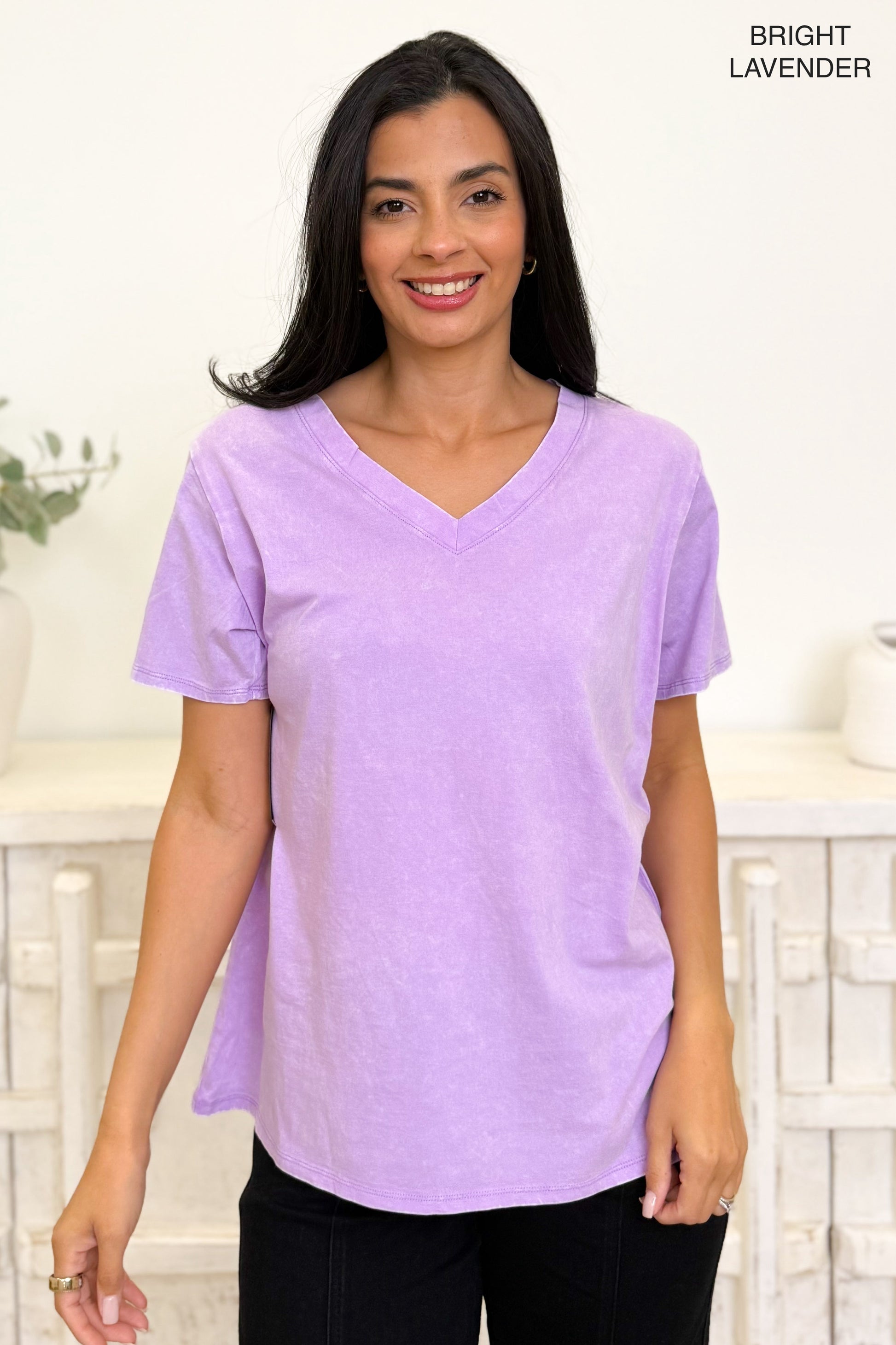 Basic Washed Top - 8 Colors!