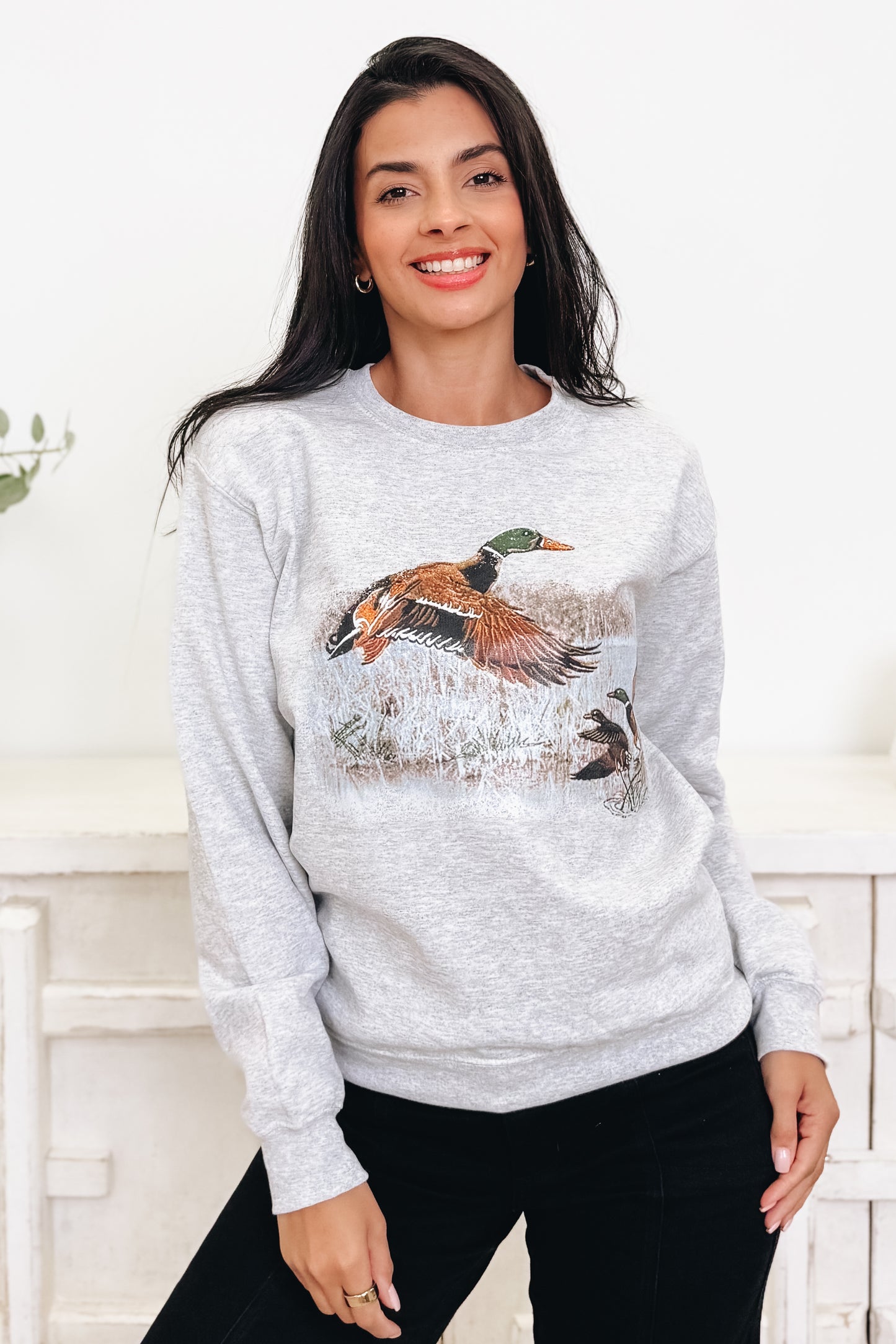 Lucky Little Duck Graphic Sweatshirt