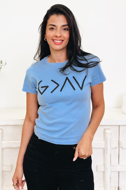 God Is Greater Graphic Tee - 4 Colors!