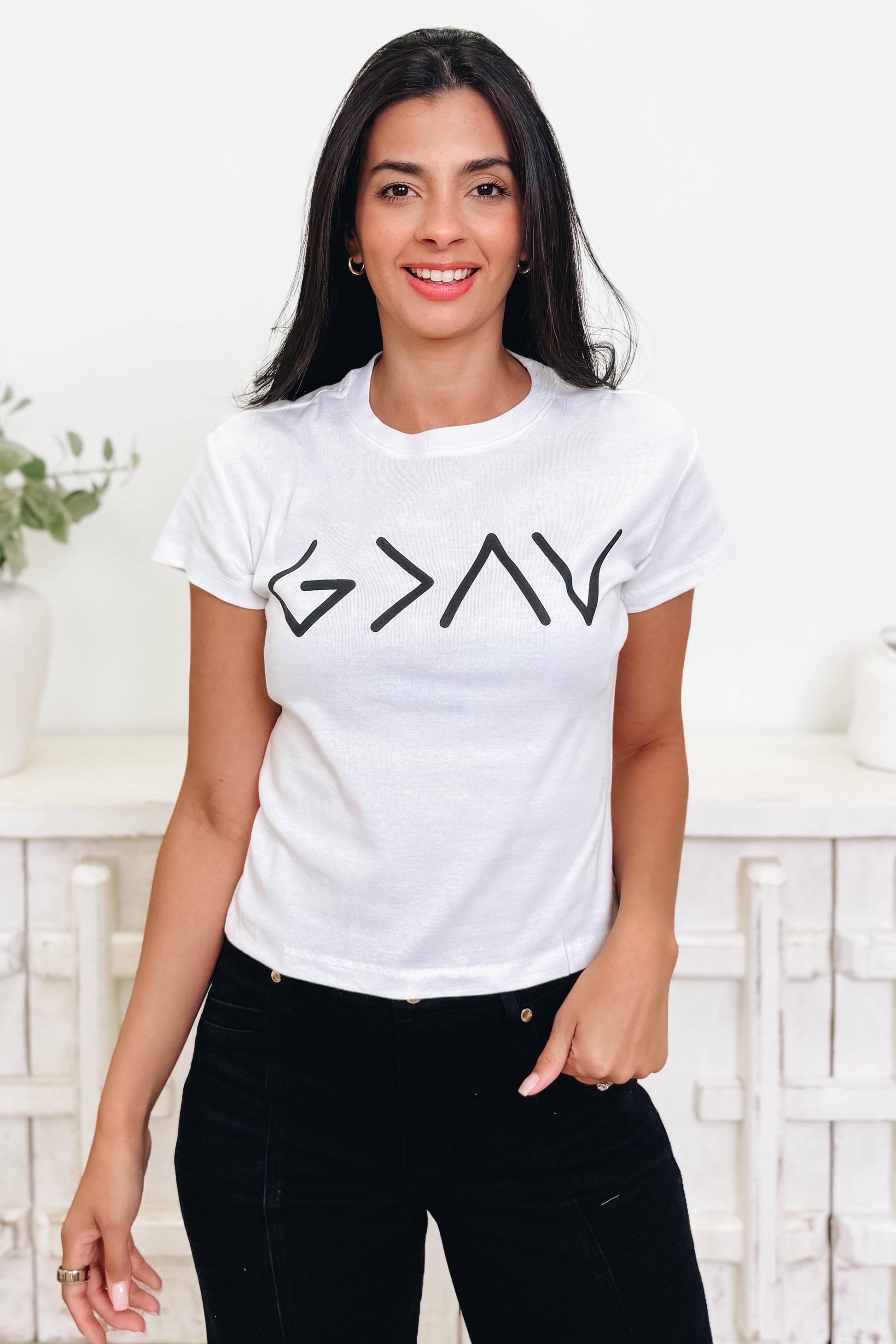 God Is Greater Graphic Tee - 4 Colors!