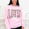 LOVER Camo Graphic Sweatshirt