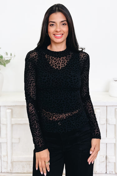 The Flirt Factor Mesh Top - 2 Colors!