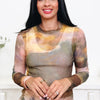 Like Art Work Mesh Top - 5 Colors!