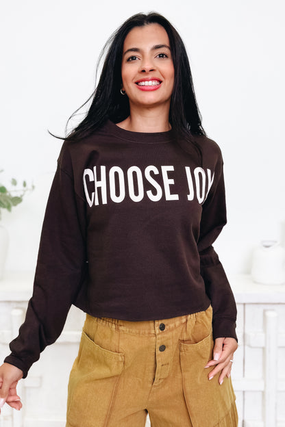 Choose Joy Graphic Sweatshirt