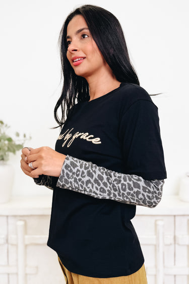 Saved By Grace Graphic Tee - 3 Colors!