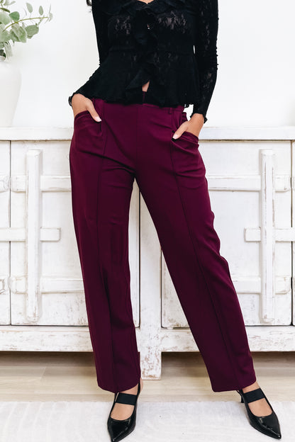 Play It Straight Pants - 2 Colors!