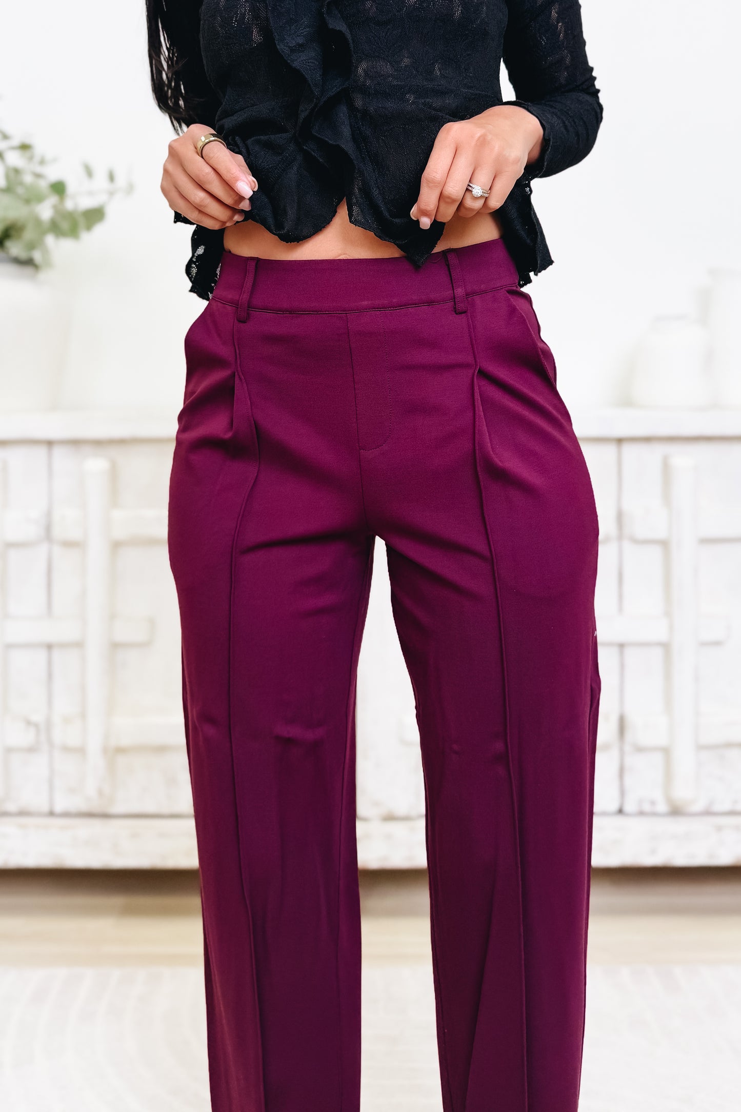 Play It Straight Pants - 2 Colors!