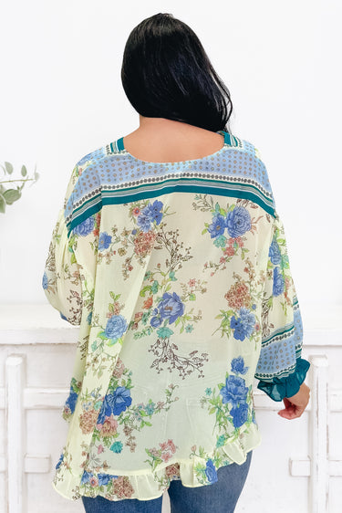 Summer Citrus Love Floral Top - 2 Colors!