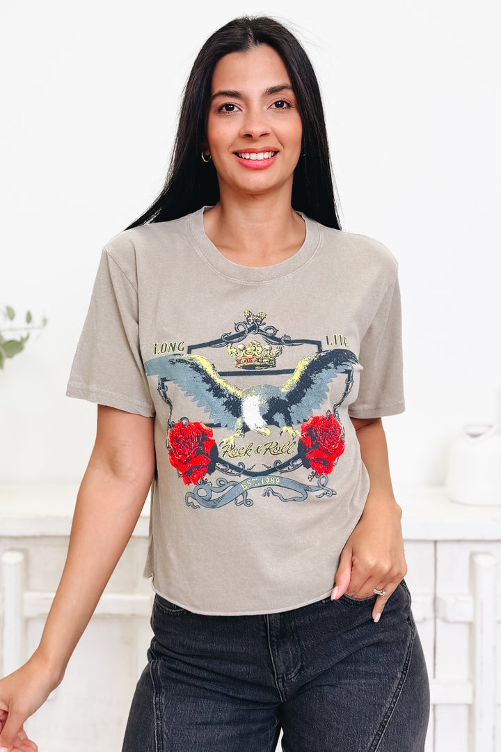 Long Live Rock N Roll Graphic Tee - 4 Colors!