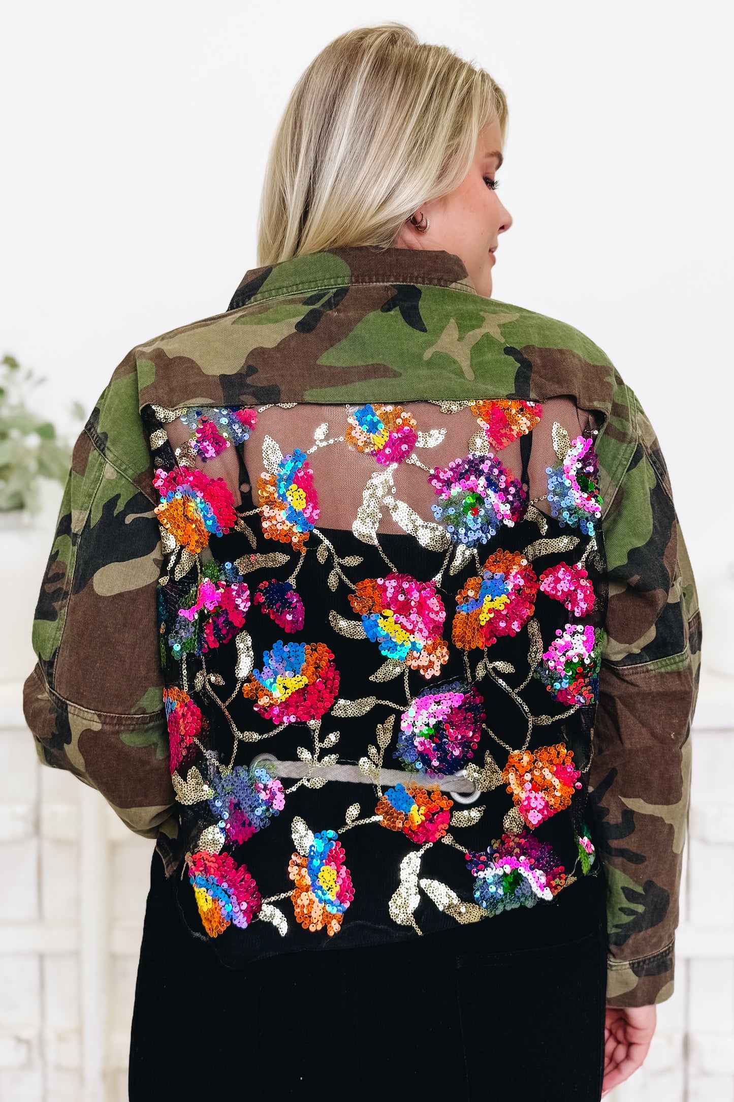 Hidden Gems Camo Shacket